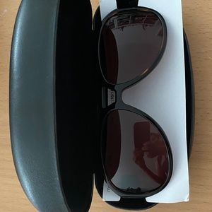 John Varvatos V752 Brown Aviator Sunglasses